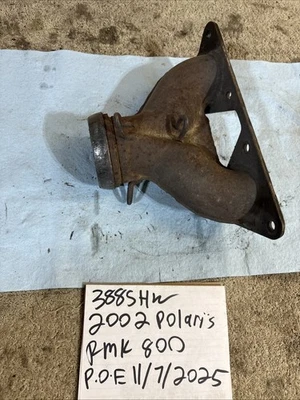 1999 Polaris RMK 700 exhaust header pipe manifold 388 - Image 1 of 4