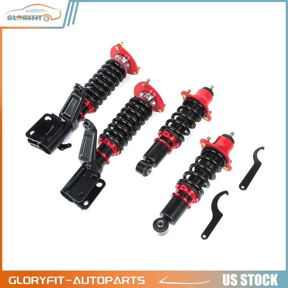 Front+Rear For 2002-2006 Acura RSX Coilovers Coil Springs Adj. Height 4 Pcs - Image 1 of 4