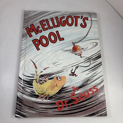 Dr Seuss McELLIGOT’S POOL Hardcover 1974 Grolier Book Club Edition OOP ex lib - Image 1 of 4