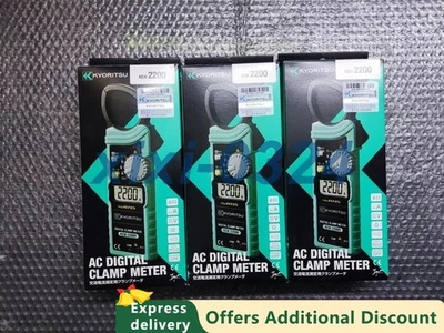 1PCS NEW KYORITSU 2200 Clamp shaped watch ultra-thin 1000A DHL shipping - Image 1 of 3