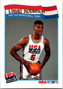 1991-92 Hoops #583 David Robinson - Picture 1 of 2