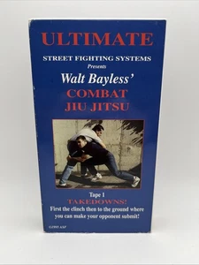 Walt Bayless “Combat Jiu Jitsu” VHS Tape 1 Takedowns *ONLY TAPE 1 INCLUDED* - Picture 1 of 11