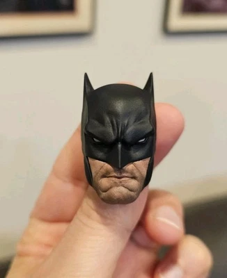 Custom Painted The Batman Hush headsculpt 1/6 12" Jim Lee style Dark Knight - Image 1 of 4