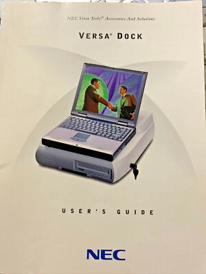 Vintage NEC Versa Dock User's Guide RARE Foto 1 de 4
