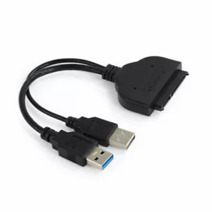 Adattatore Hard Disk USB 3.0 a SATA 22Pin 2.5" con Cavo Alimentazione USB Extra - Foto 1 di 6