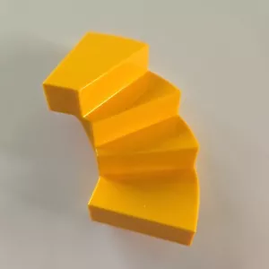 LEGO 28466 Treppe 6 x 6 x 4 gebogen hell hell orange Stufen Wendeltreppe - Bild 1 von 2