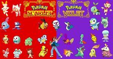 Pokemon SCARLET VIOLET SELECT  SHINY 1 LEVEL ALL  27 STARTERS  6IV Fast Trade