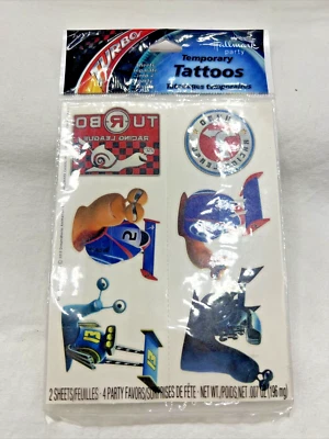 Dreamworks Turbo suministros de fiesta tatuajes 2 hojas Foto 1 de 2