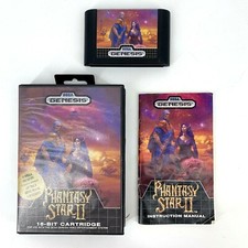 Phantasy Star II Complete for Sega Genesis Case Manual Game