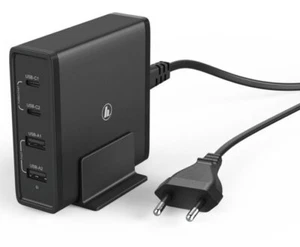 Hama Schnell Ladegerät 65W 4x USB + C PD Netzteil Adapter Tablet Smartphone 204A - Bild 1 von 5