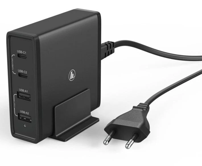 Hama Schnell Ladegerät 65W 4x USB + C PD Netzteil Adapter Tablet Smartphone 204A - Bild 1 von 4