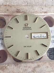 New old stock vintage Omega De Ville 1609 automatic watch dial, NOS, 29,4 mmm. - Imagen 1 de 5
