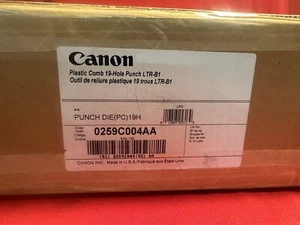 Genuine OEM Canon 0259C004AA Plastic Comb 19-Hole Punch Ltr-B1 DX 8705i 8786i M6 - Picture 1 of 2