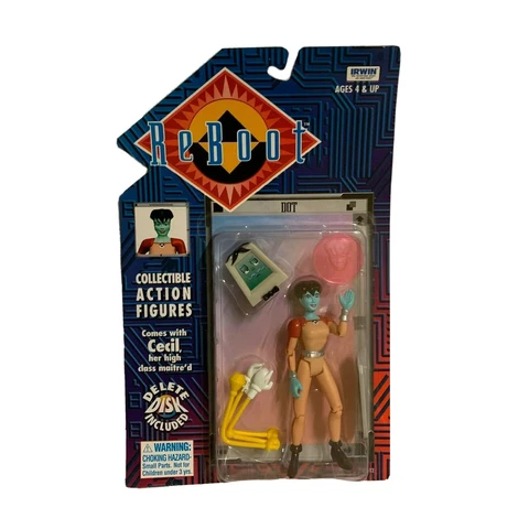 Reboot Dot & Cecil Irwin Toys Action Figure Vintage 1995 Cover
