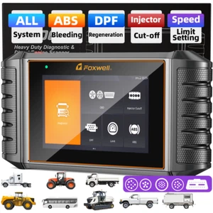 FOXWELL HD500 Heavy Duty Scanner ABS Bleeding DPF Regen OBD2 Car Diagnostic Tool - Picture 1 of 10