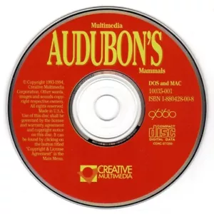 Multimedia Audubon's Mammals (PC/MAC-CD, 1994) - NEW CD in SLEEVE - Picture 1 of 3