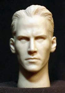 V67 Keanu Reeves NEO "MATRIX" CUSTOM RESIN HEAD SCULPT, Action figures 1/6 scale - Bild 1 von 3