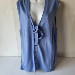 Lands End Damen Cardigan Pullover Weste Größe Large 14-16 lila - Bild 1 von 8