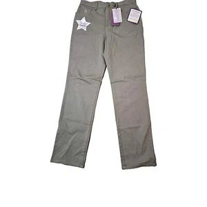 Pantalones de mezclilla Gloria Vanderbilt Geen Sparkle Amanda calce clásico elásticos cónicos talla 8 - Imagen 1 de 8