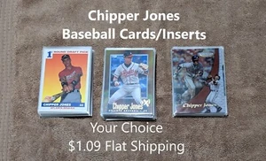 Chipper Jones    Baseball Cards/Inserts      YOUR CHOICE     $1.09 Flat Shipping - Picture 1 of 151