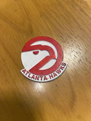 NBA vintage Atlanta Hawks 🏀 standing board basketball fridge rubber magnet Cover