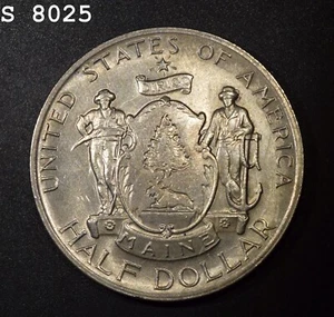 1920 Maine Commemorative Silver Half Dollar "BU" - Picture 1 of 2