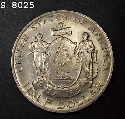 1920 Maine Commemorative Silver Half Dollar "BU" - Image 1 of 2