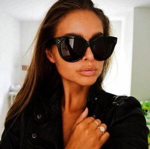 VINTAGE OVERSIZED Sunglasses AUDRINA Women Lady Sunnies Gafas SHADZ havana @ - Picture 1 of 28