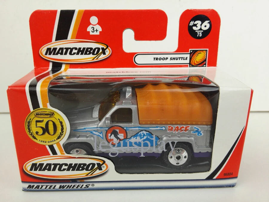 Matchbox Diecast 1/64 96804 Shuttle Delle Truppe #36/75 50° Anniversario - Immagine 1 di 2