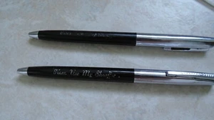 2 Sheaffer Vintage Reminder Clip Ball Pen-"Here,use my Sheaffer"-Sales Sample - Picture 1 of 4