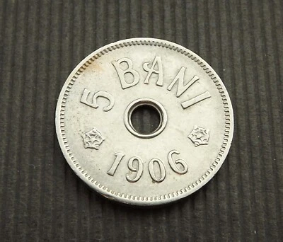 Romania 1906-J 5 Bani Carol I. -EF C9719 - Image 1 of 2