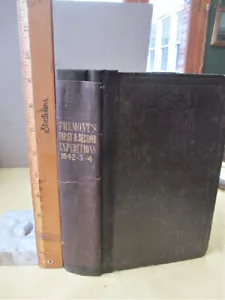 REPORT-EXPEDITION To ROCKY MTS in 1842 & OR, No.CA, 1843-44, FREMONT,Illus.,MAPS - Picture 1 of 6