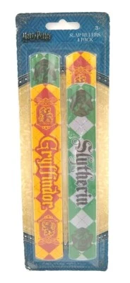 Paquete de 4 pulseras Harry Potter Slap Rulers nuevo favorito de fiesta de cumpleaños Foto 1 de 2
