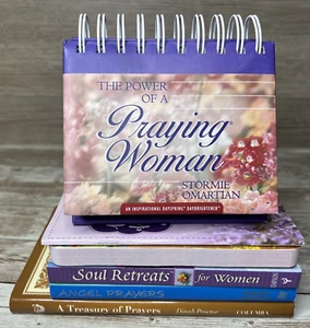 Lot of 6 Christian Devotional Hardbacks Bible Study Books + Calendar Day-to-Day - Imagen 1 de 23