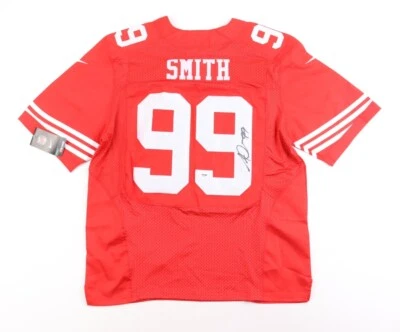 Camiseta Nike firmada por Aldon Smith de los San Francisco 49ers (certificado de autenticidad PSA) 2012 Pro Bowl L.B. Foto 1 de 4