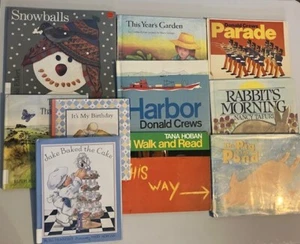 Vintage 10er Set Hardcover Kinderbücher - Ex-Libris - Tana Hoban - Donald Crews - Bild 1 von 21