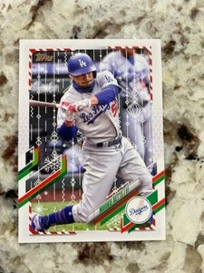 2021 Topps Holiday Edition tarjeta #hw150 Los Angeles Dodgers Mookie Betts - Imagen 1 de 1
