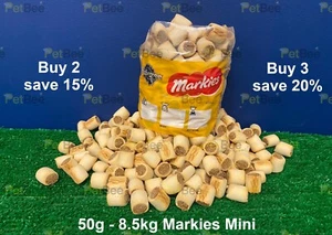 Pedigree Markies Mini Rolls Original Dog Treats Marrowbone Biscuits Dog Food - Picture 1 of 22