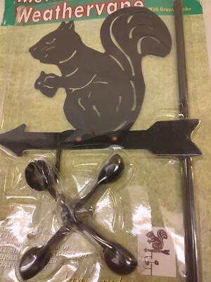 Metal Squirrel Lawn Garden Decor Black Squirrel Stake - Image 1 of 4