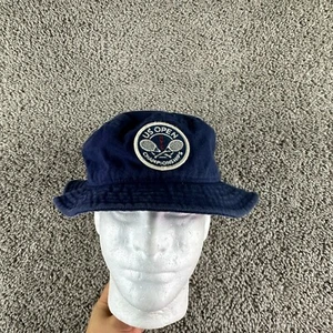 US Open Bucket Hat Mens Small/Medium Blue White Tennis USTA American Needle - Imagen 1 de 9