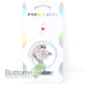 PopSockets 800947 PopGrip Phone Grip & Stand with Swappable Top Cat Nap - Picture 1 of 2