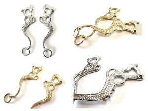 Hackamore "Dragon" gold oder silberfarben  - 1 Paar Schenkel verziert - Bild 1 von 7