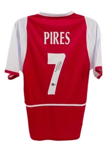 Robert Pires Signed Arsenal Jersey (Beckett) Large - Picture 1 of 3
