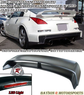 Fits 03-08 Nissan 350z N1 RS-Style Rear Trunk Spoiler Wing (ABS) - Image 1 of 2