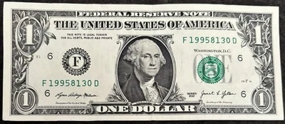 2021 Atlanta $1 Bill August 13th 1995 Birthday/Anniversary Note - Image 1 of 2