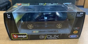 1:24 BBURAGO BURAGO BIJOUX 2002 SUBARU IMPREZA WRX Nuevo Metal Negro Sellado - Imagen 1 de 8