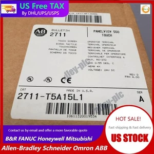 NEW AB PANELVIEW 550 2711-T5A15L1 Rev D FRN 4 NIB US Free Tax - Picture 1 of 3