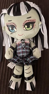 Just Play Monster High Freaky Fabulous Frankie Stein Plüsch Stoffpuppe Schleifenhaar - Bild 1 von 2