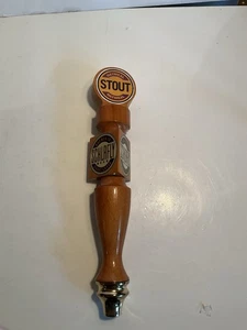 SCHLAFLY Stout Haferflocken gebraut in St Louis Holz Bier Zapfhahn Griff 14" - Bild 1 von 9