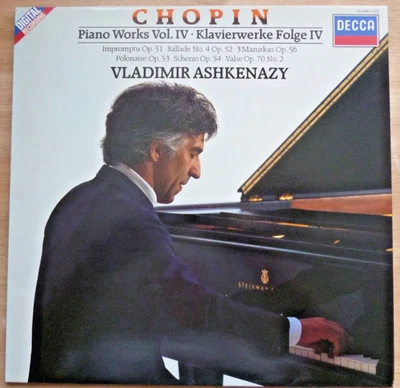 CHOPIN : Piano Works Vol.4. Ashkenazy. 1985 LP Decca 414 465-1. Nr. Mint/Ex - Image 1 of 4